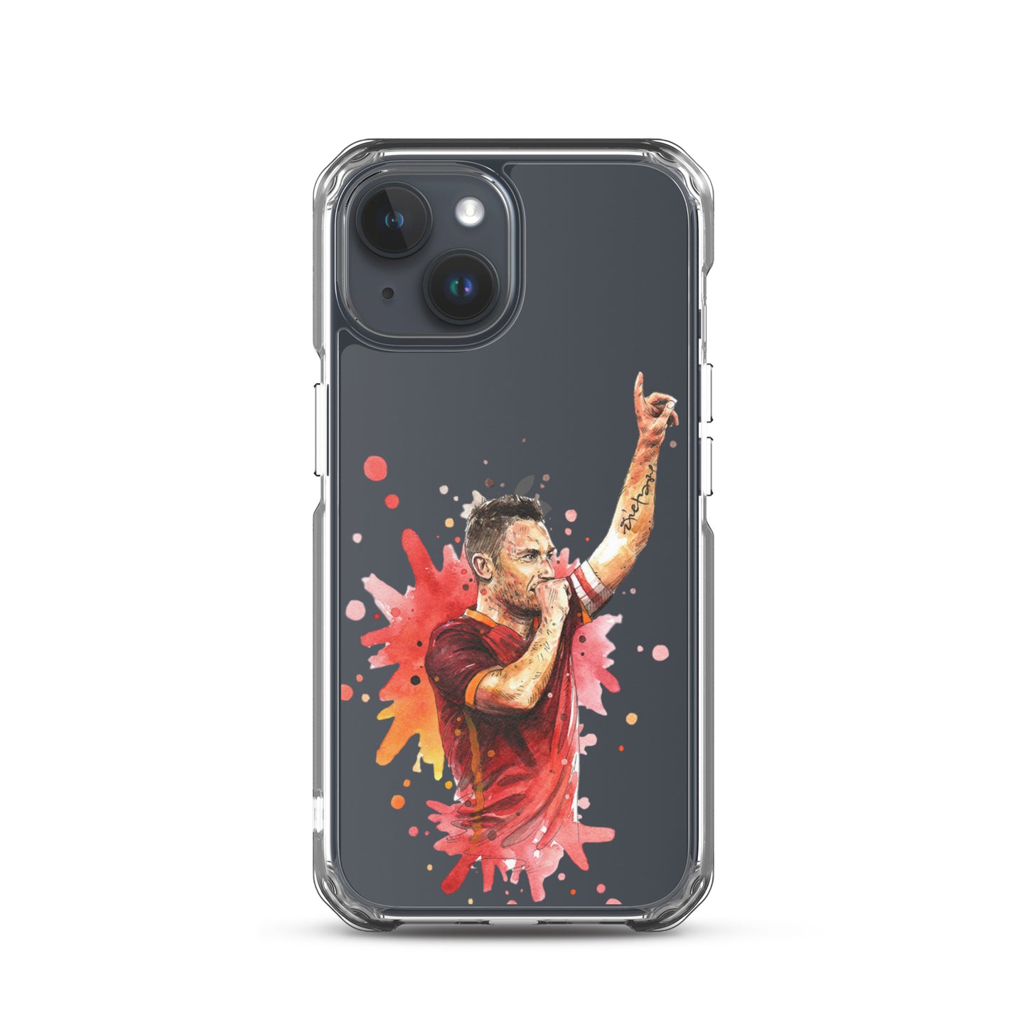 AS Roma Totti Eterno Vintage Clear Case for iPhone®