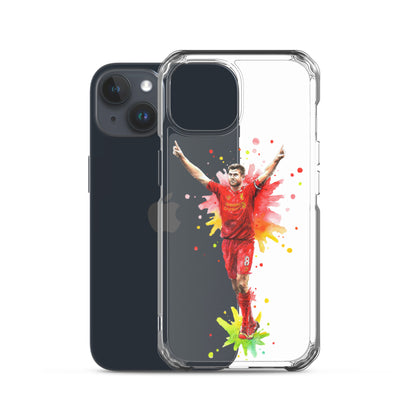 Liverpool Steven Gerrard Vintage Clear Case for iPhone® - The 90+ Minute