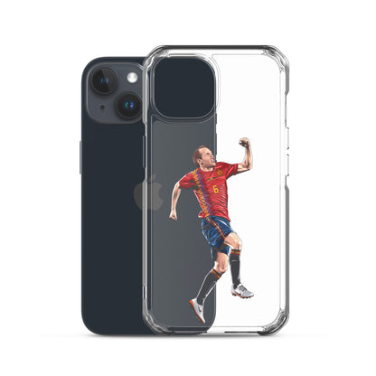 Iniesta Spain Winner Clear Case for iPhone® - The 90+ Minute