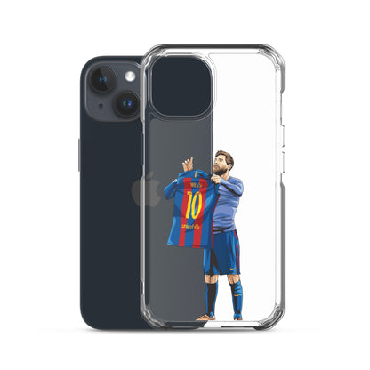 El Clasico Iconic Messi Celebration Clear Case for iPhone®