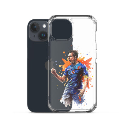 Netherlands Van Persie Vintage Clear Case for iPhone®