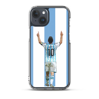 Messi Celebration Argentina Clear Case for iPhone® - The 90+ Minute