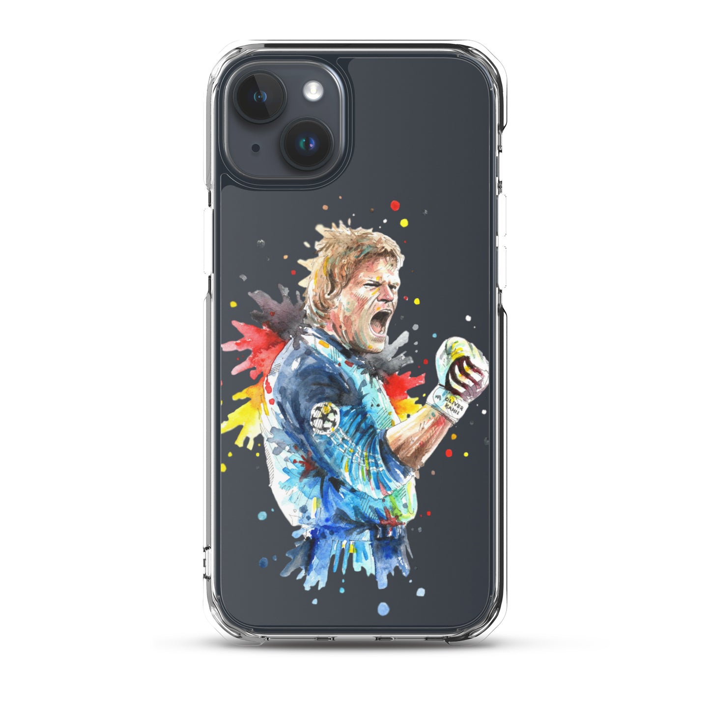 Germany Oliver Kahn Vintage Clear Case for iPhone® - The 90+ Minute