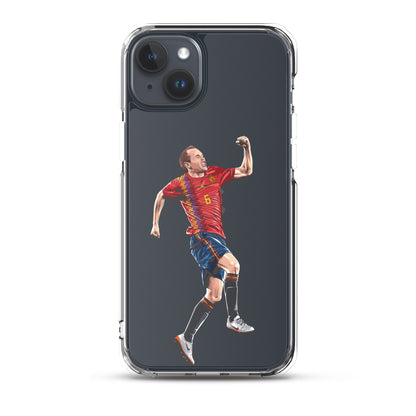 Iniesta Spain Winner Clear Case for iPhone® - The 90+ Minute