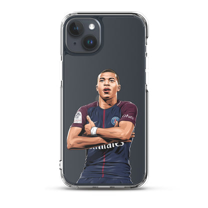 Mbappe Goal Celebration Clear Case for iPhone®