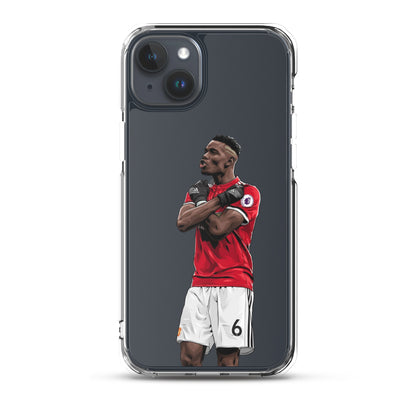 Pogba United #6 Clear Case for iPhone®