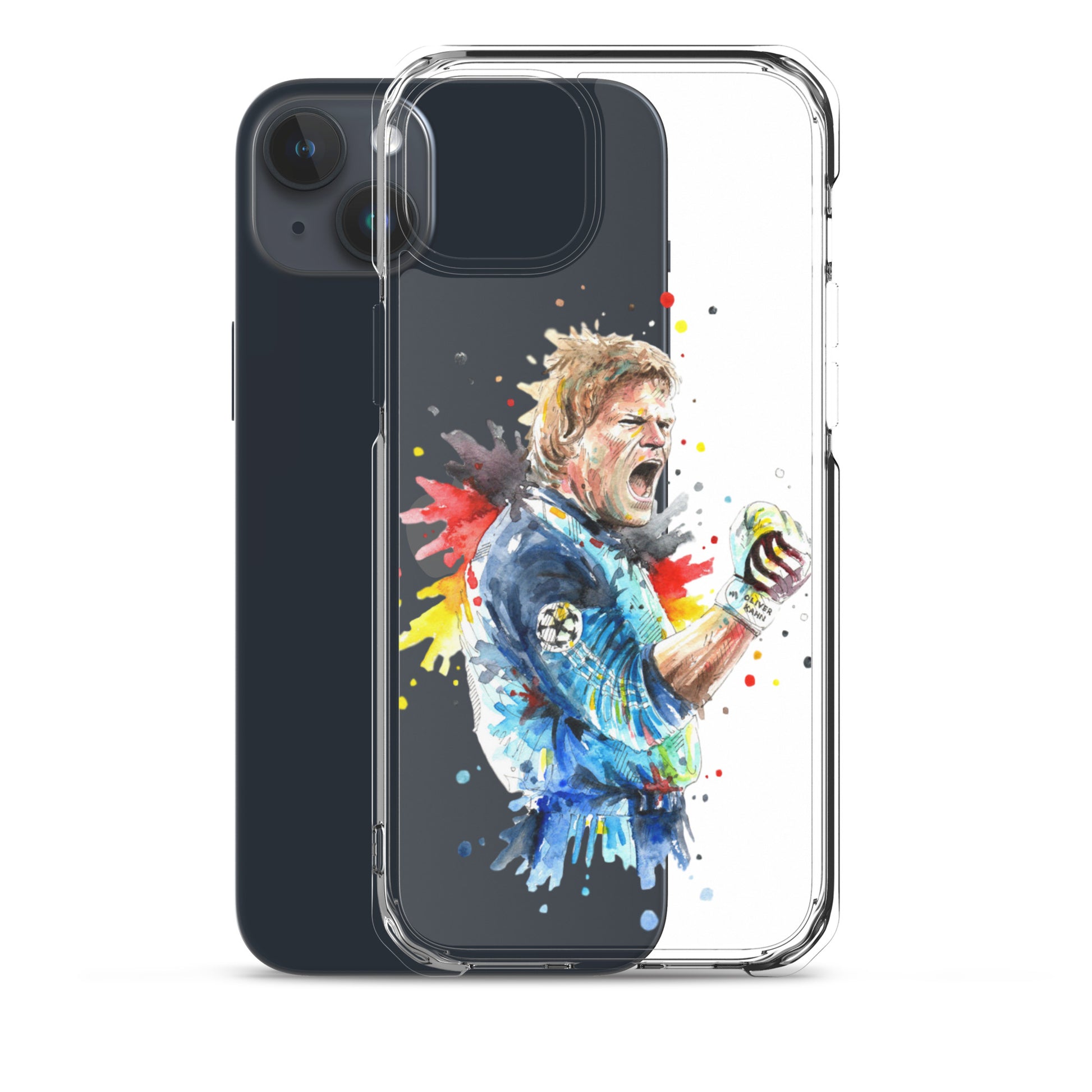 Germany Oliver Kahn Vintage Clear Case for iPhone® - The 90+ Minute