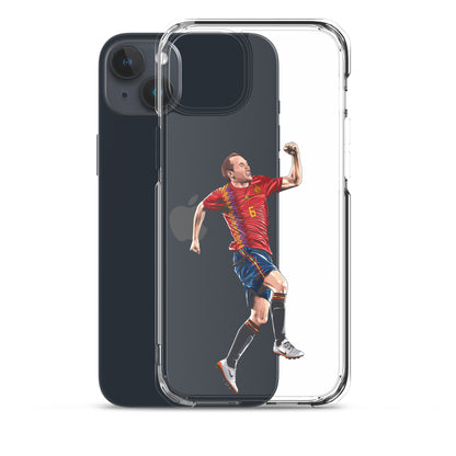 Iniesta Spain Winner Clear Case for iPhone® - The 90+ Minute