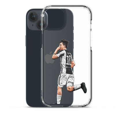 Dybala Mask Juve Clear Case for iPhone®