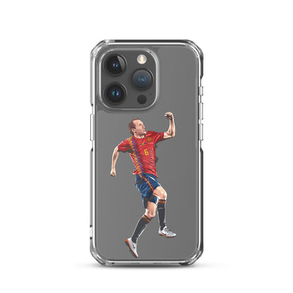 Iniesta Spain Winner Clear Case for iPhone® - The 90+ Minute
