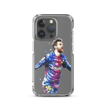 Lionel Messi Barca Vintage Clear Case for iPhone®
