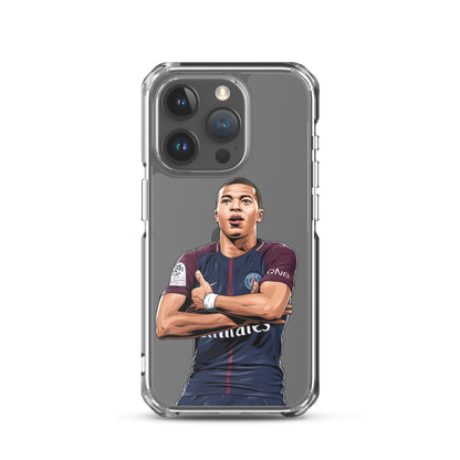 Mbappe Goal Celebration Clear Case for iPhone®