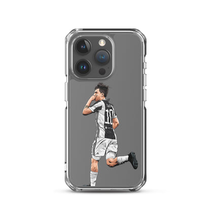 Dybala Mask Juve Clear Case for iPhone®