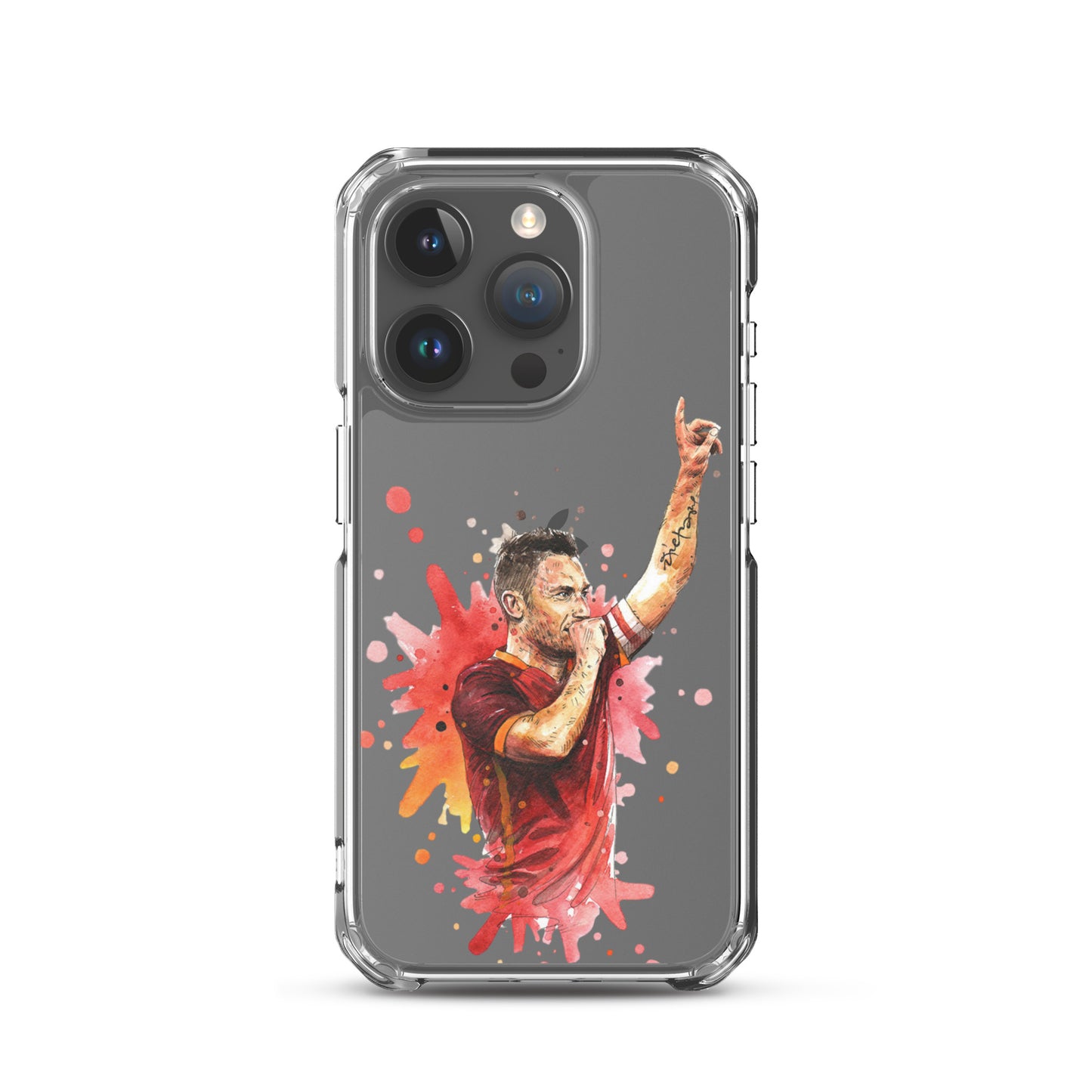 AS Roma Totti Eterno Vintage Clear Case for iPhone®