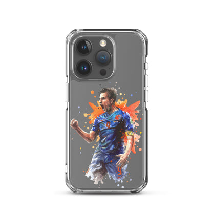 Netherlands Van Persie Vintage Clear Case for iPhone®