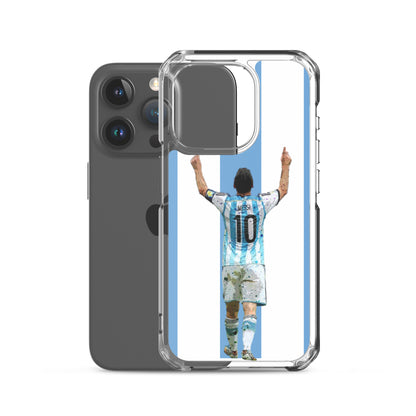 Messi Celebration Argentina Clear Case for iPhone® - The 90+ Minute