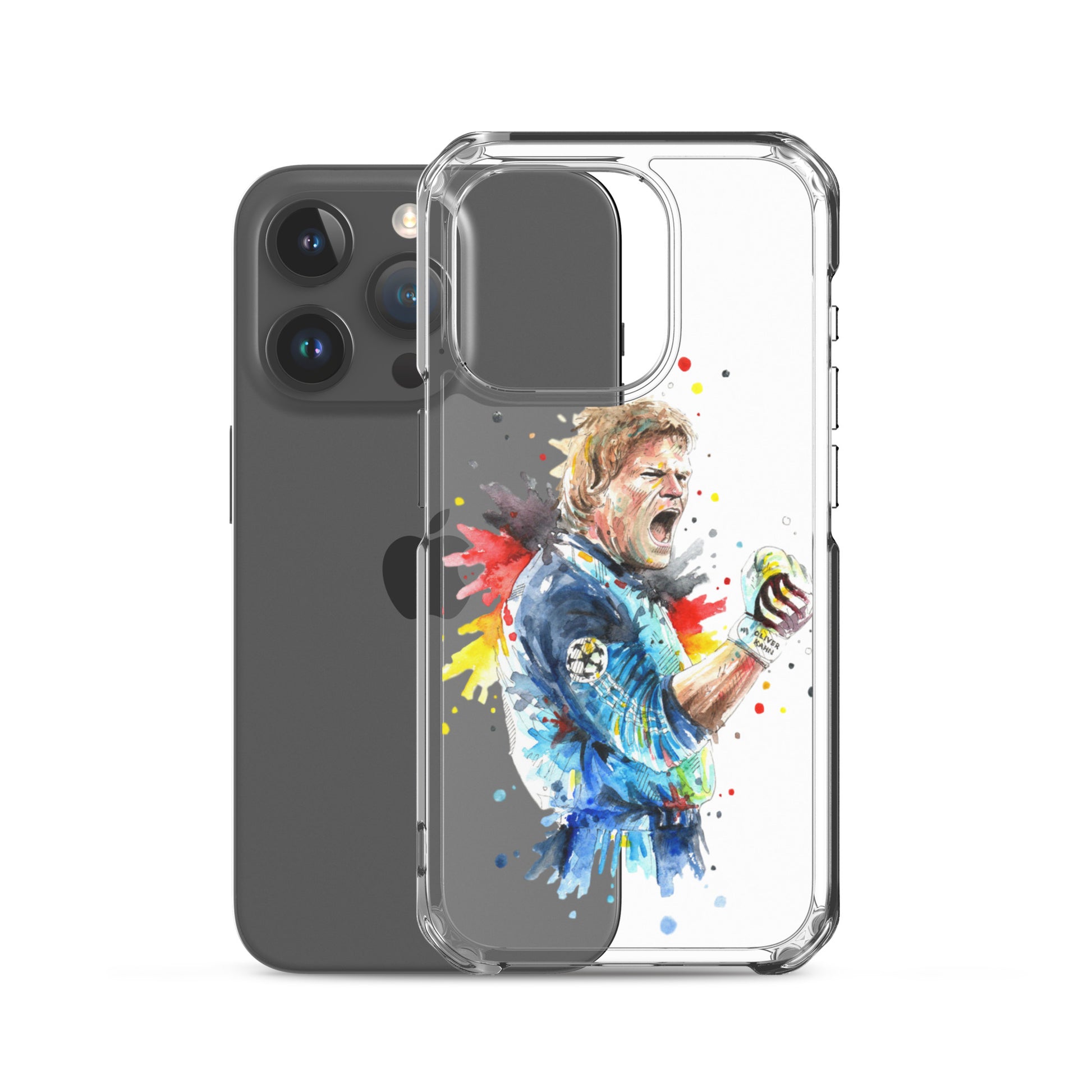 Germany Oliver Kahn Vintage Clear Case for iPhone® - The 90+ Minute