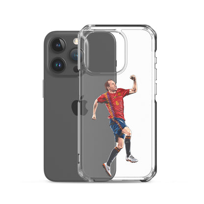 Iniesta Spain Winner Clear Case for iPhone® - The 90+ Minute