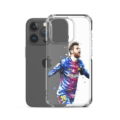 Lionel Messi Barca Vintage Clear Case for iPhone®