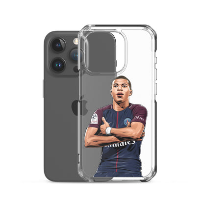 Mbappe Goal Celebration Clear Case for iPhone®