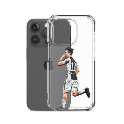 Dybala Mask Juve Clear Case for iPhone®