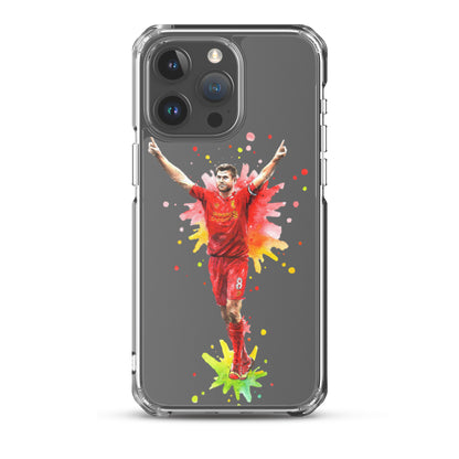 Liverpool Steven Gerrard Vintage Clear Case for iPhone® - The 90+ Minute