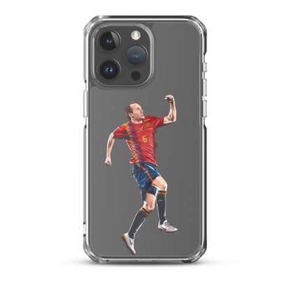 Iniesta Spain Winner Clear Case for iPhone® - The 90+ Minute