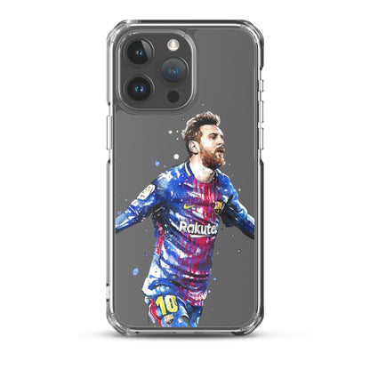 Lionel Messi Barca Vintage Clear Case for iPhone®