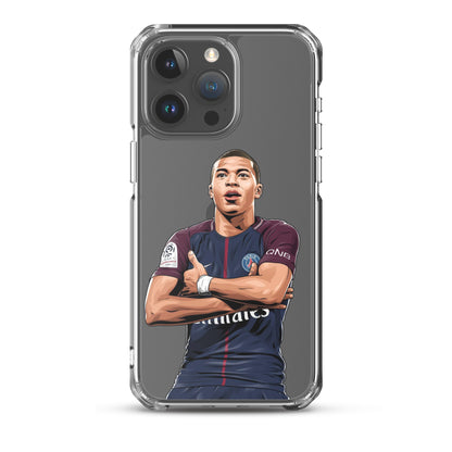Mbappe Goal Celebration Clear Case for iPhone®