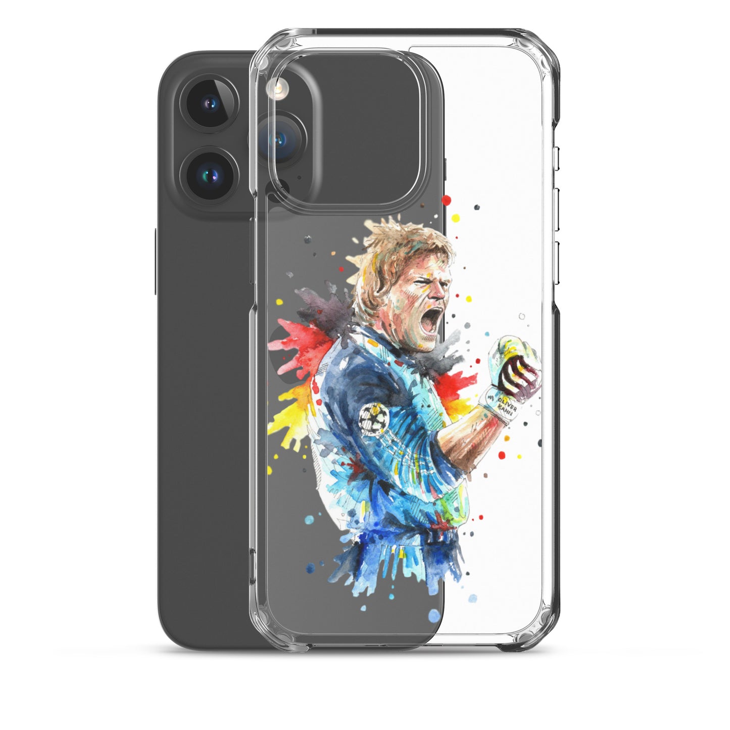 Germany Oliver Kahn Vintage Clear Case for iPhone® - The 90+ Minute