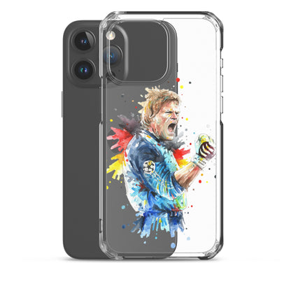 Germany Oliver Kahn Vintage Clear Case for iPhone® - The 90+ Minute