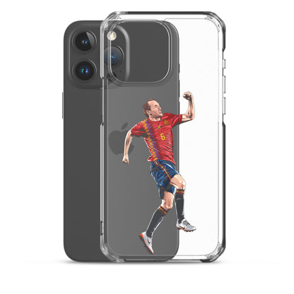 Iniesta Spain Winner Clear Case for iPhone® - The 90+ Minute