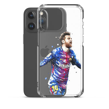 Lionel Messi Barca Vintage Clear Case for iPhone®