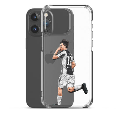 Dybala Mask Juve Clear Case for iPhone®