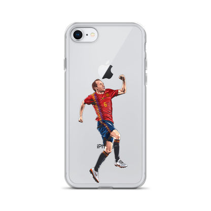 Iniesta Spain Winner Clear Case for iPhone® - The 90+ Minute
