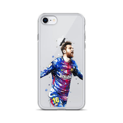 Lionel Messi Barca Vintage Clear Case for iPhone®