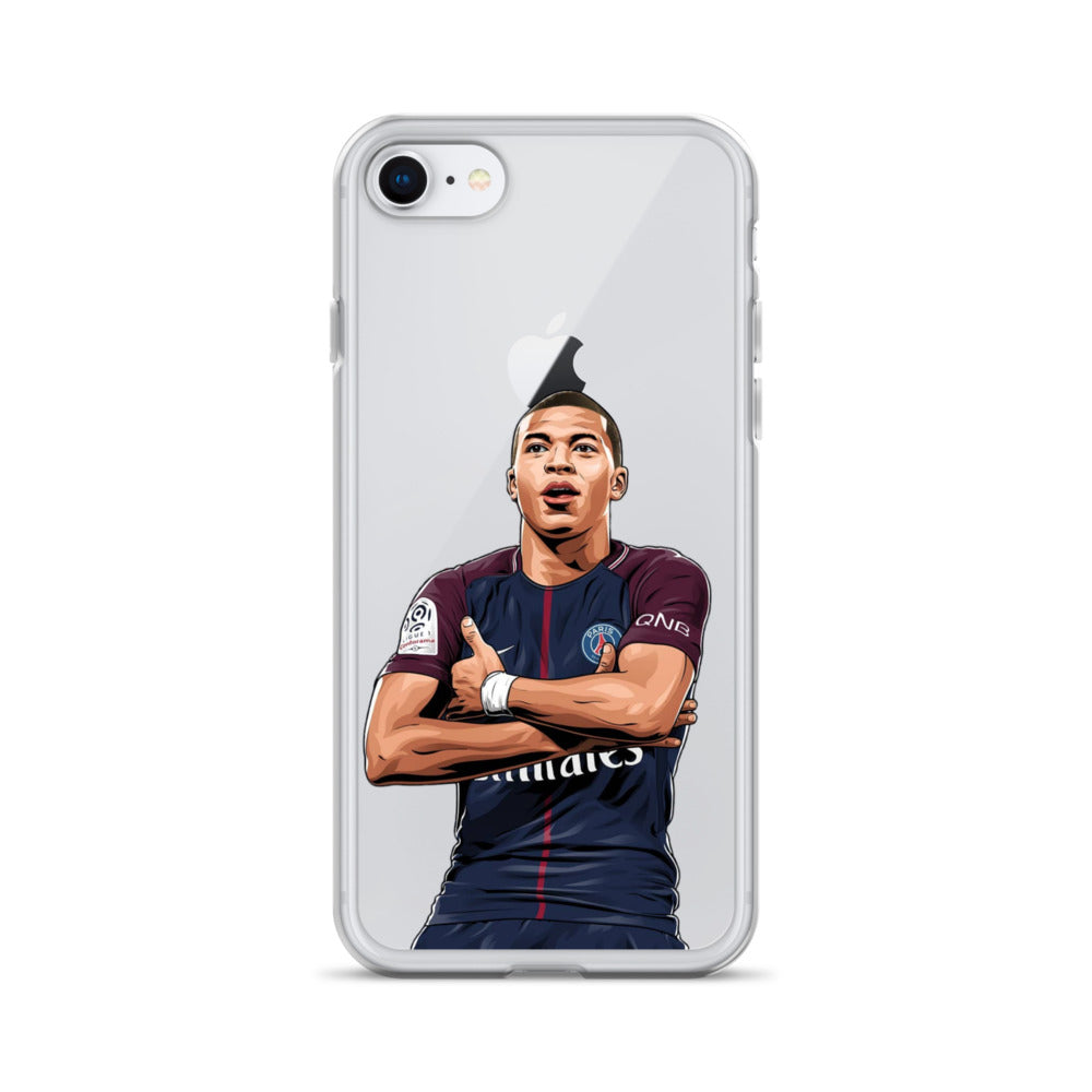 Mbappe Goal Celebration Clear Case for iPhone®