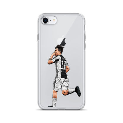 Dybala Mask Juve Clear Case for iPhone®