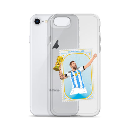 Messi's Lucky stamp ARG Clear Case for iPhone® - The 90+ Minute