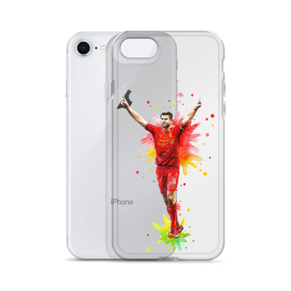 Liverpool Steven Gerrard Vintage Clear Case for iPhone® - The 90+ Minute