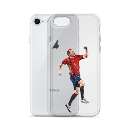 Iniesta Spain Winner Clear Case for iPhone® - The 90+ Minute