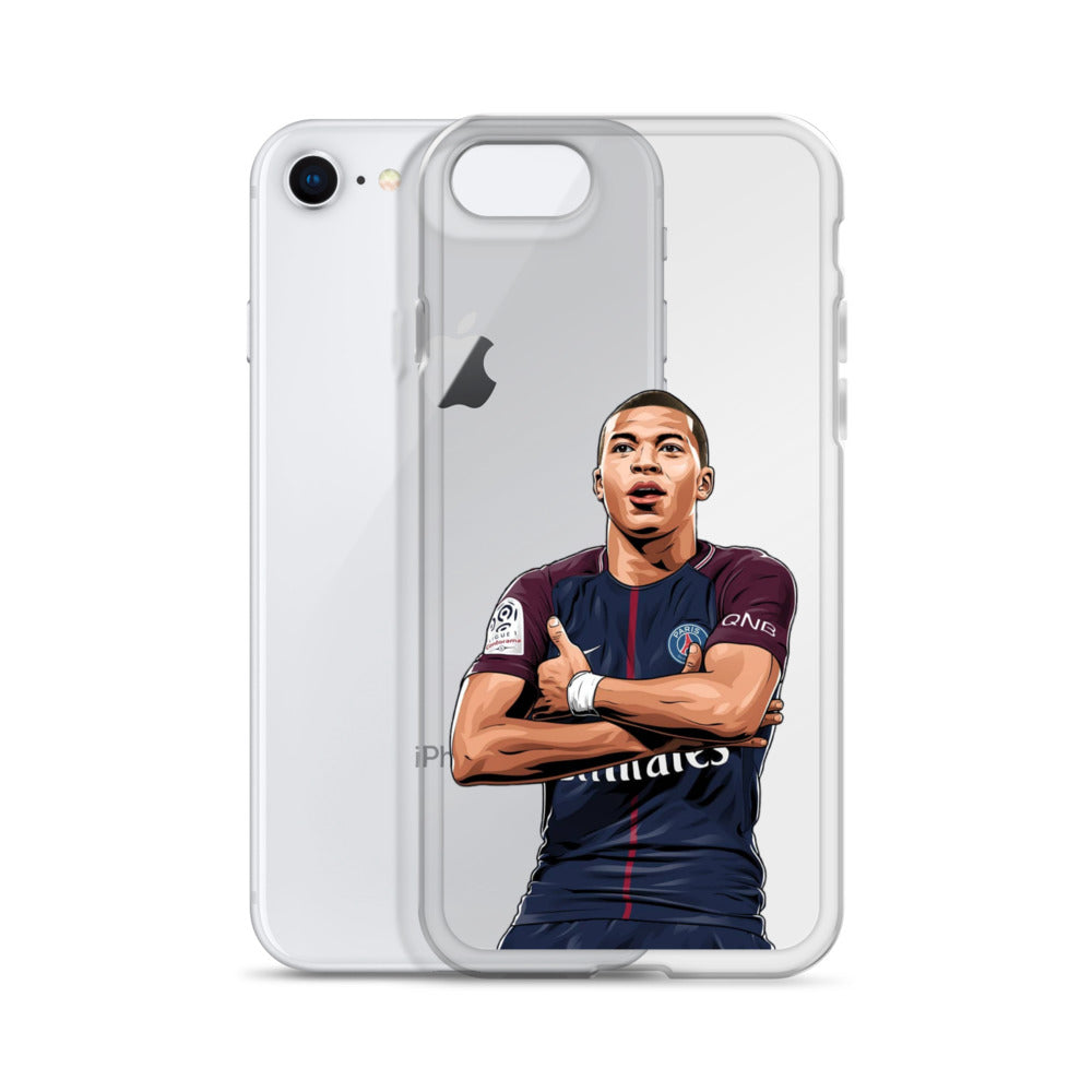 Mbappe Goal Celebration Clear Case for iPhone®