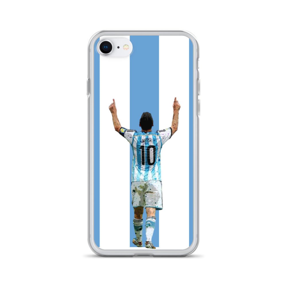 Messi Celebration Argentina Clear Case for iPhone® - The 90+ Minute