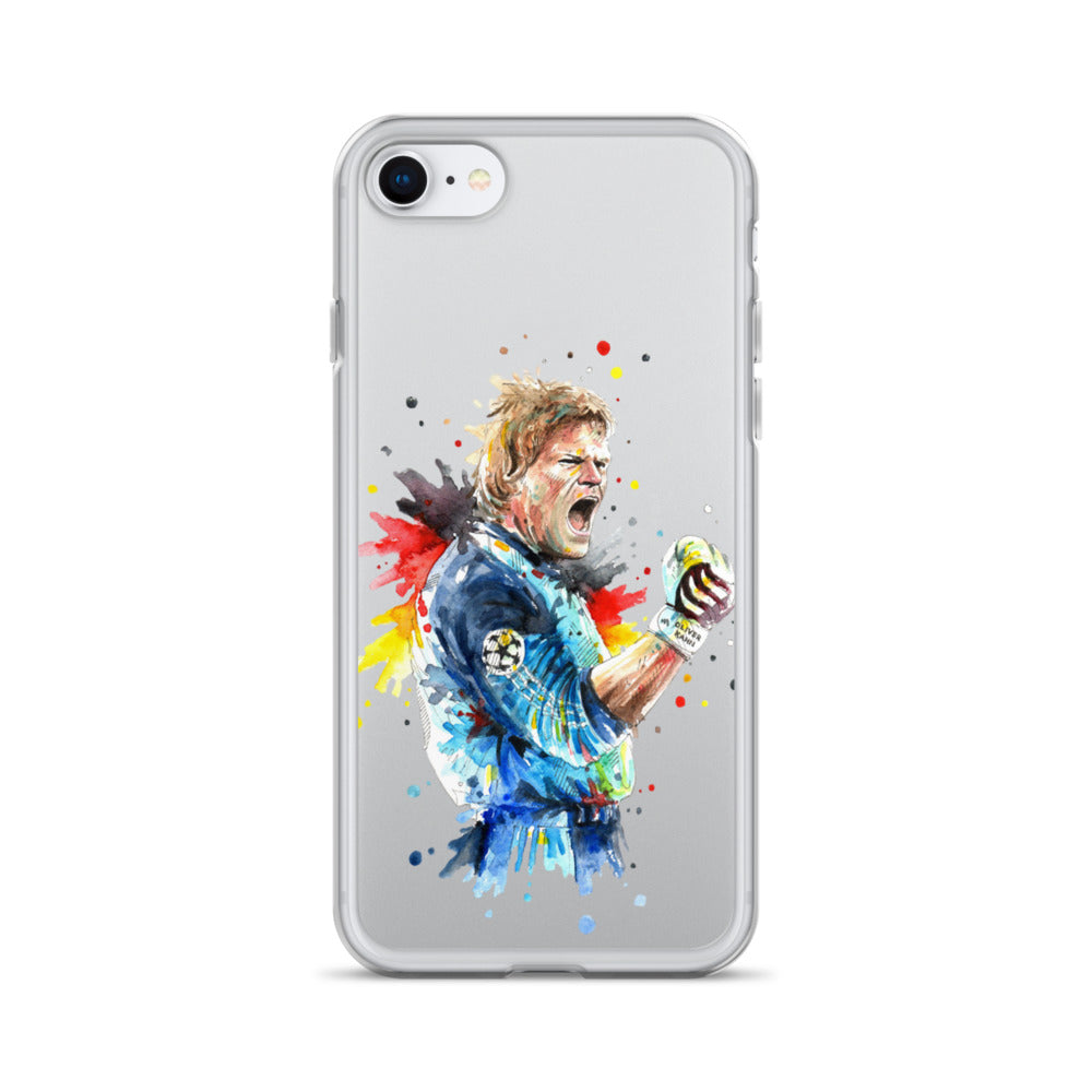 Germany Oliver Kahn Vintage Clear Case for iPhone® - The 90+ Minute