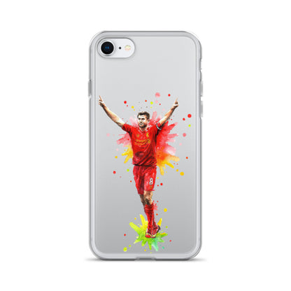 Liverpool Steven Gerrard Vintage Clear Case for iPhone® - The 90+ Minute