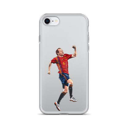 Iniesta Spain Winner Clear Case for iPhone® - The 90+ Minute