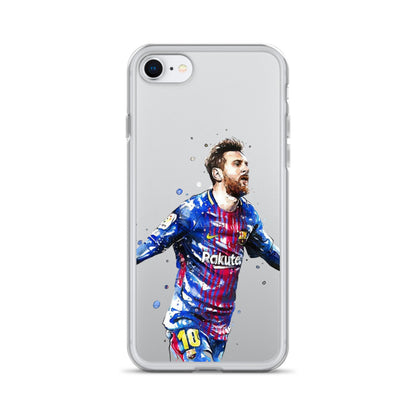 Lionel Messi Barca Vintage Clear Case for iPhone®