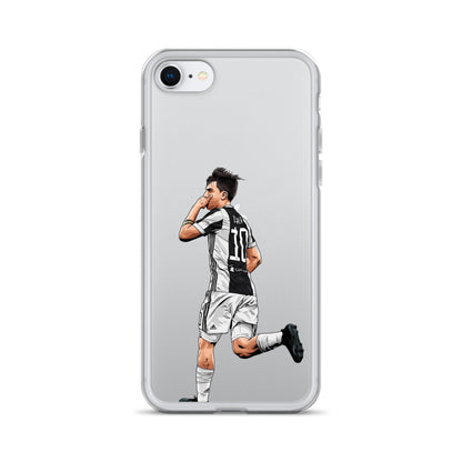 Dybala Mask Juve Clear Case for iPhone®