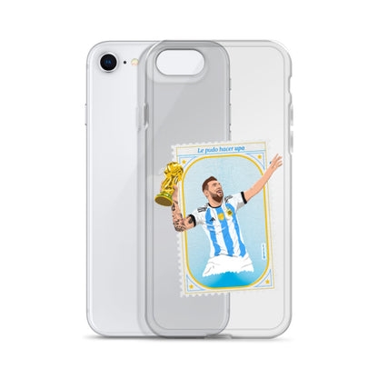 Messi's Lucky stamp ARG Clear Case for iPhone® - The 90+ Minute