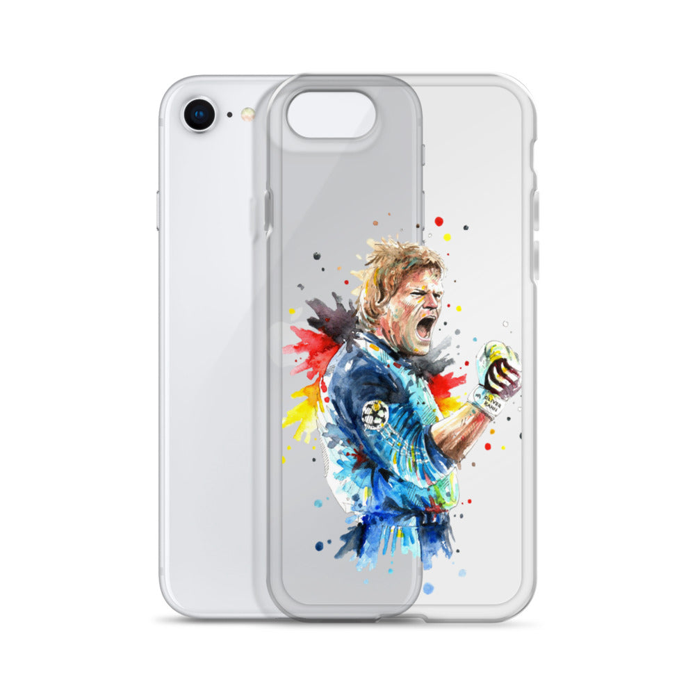 Germany Oliver Kahn Vintage Clear Case for iPhone® - The 90+ Minute